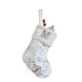 thumbnail image 2 of Adornos navideños, regalos navideños, medias navideñas de 23 cm con letras de hilo de rama caliente, calcetines navideños no tejidos, 2 of 6