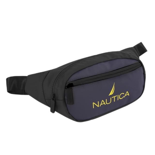 Riñonera NAUTICA Negro Azul Marino Urbano