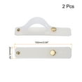 thumbnail image 2 of Unique Bargains 2 Pcs Phone Loop Finger Holder Silicone Phone Strap Grip Holder for Most Smartphones White, 2 of 7