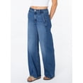 thumbnail image 5 of Celebrity Pink Women's and Women's Plus Wide Leg Jeans, Sizes 1-24, 5 of 6