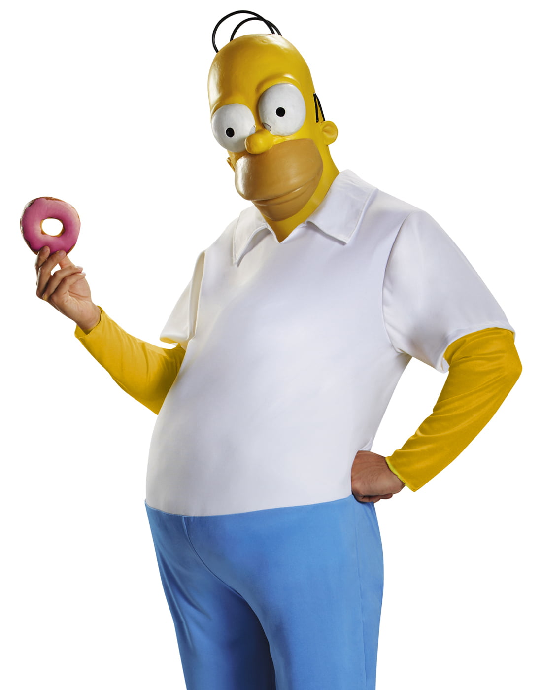 passage for mig vinge The Simpsons Homer Deluxe Adult Costume Medium 38-40 - Walmart.com