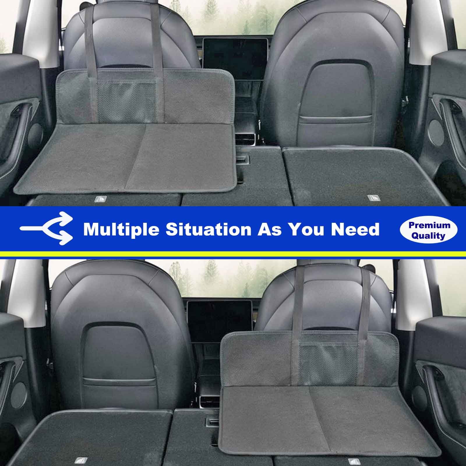 (Two Half for Single Bed) Car Camping Essential Mattress Plate, Increase Car Bed Camping Space Trunk Space, Accessories for SUV with Flate Trunk, Tesla Model Y, RAV4, CRV,X-Trail,Outback,Highlander