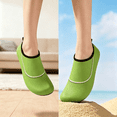 thumbnail image 4 of Barefoot Slip-On Water Shoes Quick Dry Foldable Aqua Socks for Women Outdoor Swimming Yoga Beach Sports Lightweight Non-Slip Comfortable Breathable Wear,Green 42(US-9.5), 4 of 4