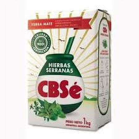 Herbal Tea - CBSe Yerba Mate con Hierbas Serranas, 1 Kilo/2.2lb