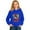 a-Blue304, variant on Kids Girls Carnival Mask Graphic Hooded Pullover Long Sleeve Loose Fit Soft Sweatshirt With Pockets For Casual Outings Playful Casual Top