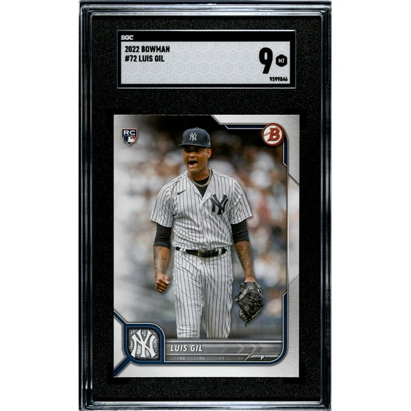 2022 Bowman Luis Gil #72 RC SGC 9