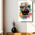 thumbnail image 4 of Bullmastiff Dog Canvas Wall Art,Pet Canvas Painting Puppy Artwork,Colorful-Watercolor Original Artwork Print For Bedroom, Bathroom Wall Art decor, 4 of 6