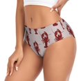 thumbnail image 2 of Fotbe Red Lobster With Claws Calzones Estampados para Mujer – Ropa Interior de Algodón, Cómoda, Suave y Elástica-4X-Large, 2 of 6