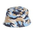 thumbnail image 7 of Seyurigaoka Kids Girls Boys Fashion Camouflage Bucket Hat Stylish Sun Cap, 7 of 7