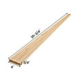 thumbnail image 2 of Maple Wood Backsplash, 25x4x3/4 inches, USA-Grown Solid Hardwood, Pre-Sanded & Pre-Finished, Ready to Use, Ideal for Pairing with CONSDAN Butcher Block Countertop, 2 of 6