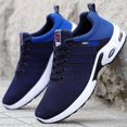 thumbnail image 2 of Men's Air Cushion Running Shoes Slip-on Breathable Knit Tennis Walking Sneakers Lightweight Athletic Sports Shoes for Daily Wear & Gym, 2 of 8