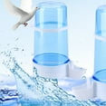 thumbnail image 2 of Bebedero de Agua Transparente Billuyoard para Aves Plástico Azul Claro, 2 of 6