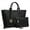Black, variant on Women's Handbags Purses Large Tote Shoulder Bag top Handle Satchel Bag for Work