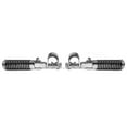 thumbnail image 4 of Krator Chrome Foot Pegs with 1-1.25" Inch Engine Guard Clamps, Anti-Vibrate, Foldable, Compatible with 2009-2017 Harley Davidson V Rod Muscle VRSCF, 4 of 6