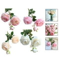 thumbnail image 6 of KDJ Rose 3-head peony artificial flower home decoration artificial flower - for Home Decor, 6 of 9