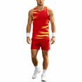 thumbnail image 6 of CONFREE Mens 2 Peice Workout Shorts Sets Casual Men's Jogging Tracksuit Set Graphic Tops Shorts Athletic Track Suit for Men, 6 of 6