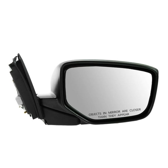 TRQ Side View Mirror Power Smooth Black Passenger RH for Honda Accord Coupe MRA06290