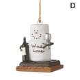thumbnail image 3 of Colgante de muñeco de nieve de Navidad, adornos colgantes para árbol de Navidad, decoración de fiesta, 4 Uds., 3 of 3