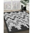thumbnail image 3 of Ahgly Company Machine Washable Indoor Square Transitional Gray Area Rugs, 4' Square, 3 of 7