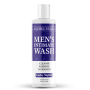 Andre Seals Men’s Intimate Wash, pH-Balanced Cleanser for Men’s Private Areas, Lucky Nights, 6 fl oz