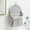 Grey, variant on Fabric Hanging Storage Bag for Dormitory Wall Mounted Wall Door Bags Dual-Pocket Side Mesh Organizer Book Magazine Phone Holder
