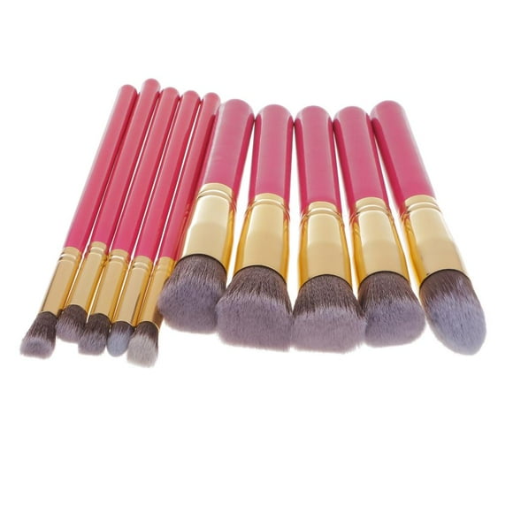 Conjunto de 10 pinceles de labios cejas y sombras de ojos perfecl