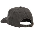 thumbnail image 3 of Oklahoma with Map Outline Embroidered Washed Cotton Twill Cap - Black OSFM, 3 of 5