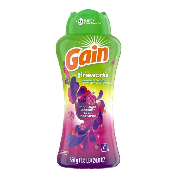 Gain Fireworks In-Wash Scent Booster Beads, Moonlight Breeze, 680G