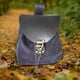 thumbnail image 1 of Moda Medieval Cosplay traje vendaje bolsa pirata PU cuero monedero bolsa bolsillos para juego de rol actividades al aire libre , Azul Salvador Dali Paquete de cintura, 1 of 8