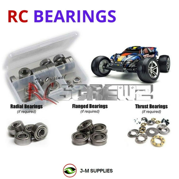 RCScrewZ Metal Shielded Bearings tra006b for Traxxas Nitro Rustler 2.5 44096-3 RC Car | SET
