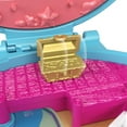 thumbnail image 6 of Polly Pocket Dolphin Beach Compact Playset with 2 Micro Dolls & Accessories, Travel Toys, 6 of 8