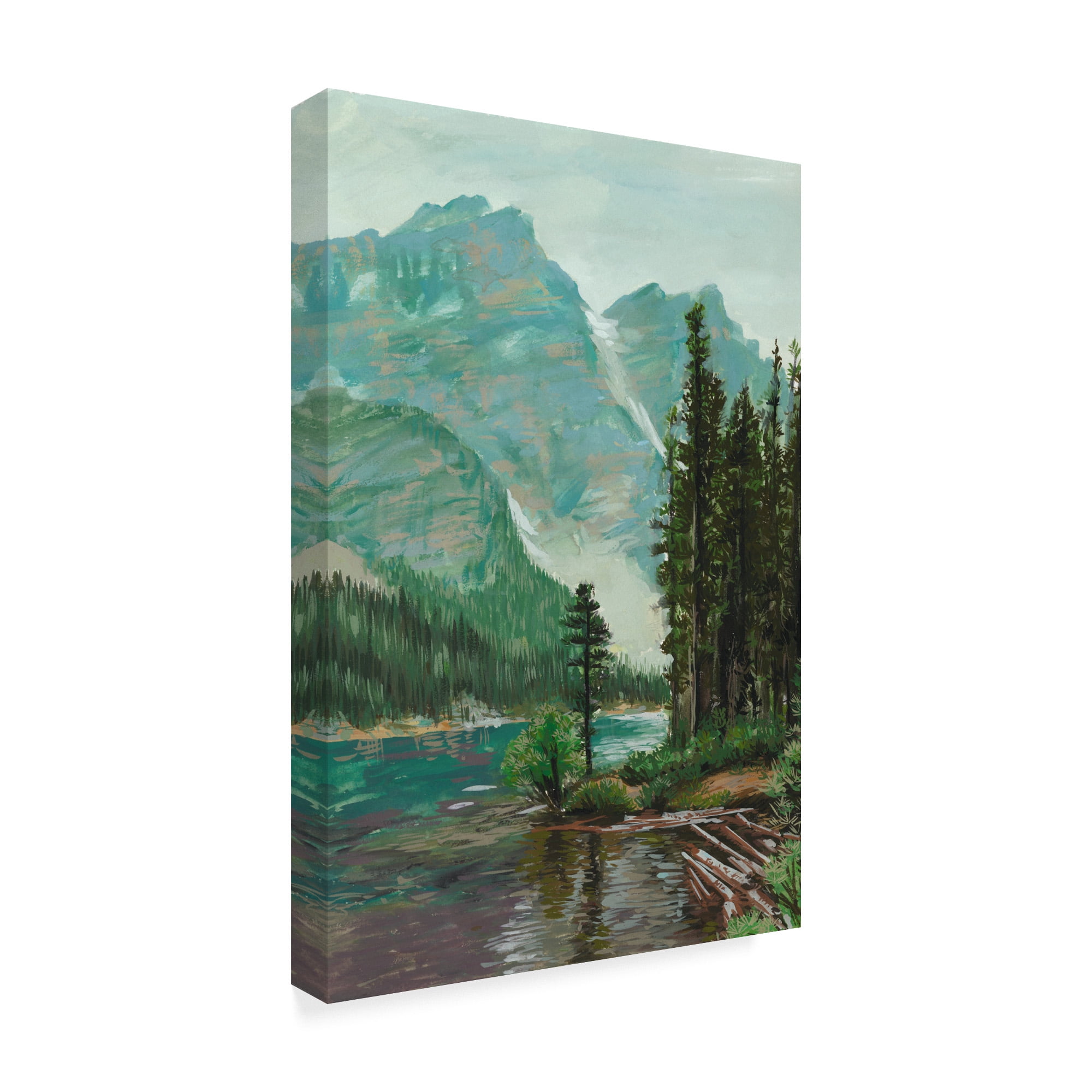 Trademark Fine Art 'Mountainscape III' Canvas Art by Melissa Wang