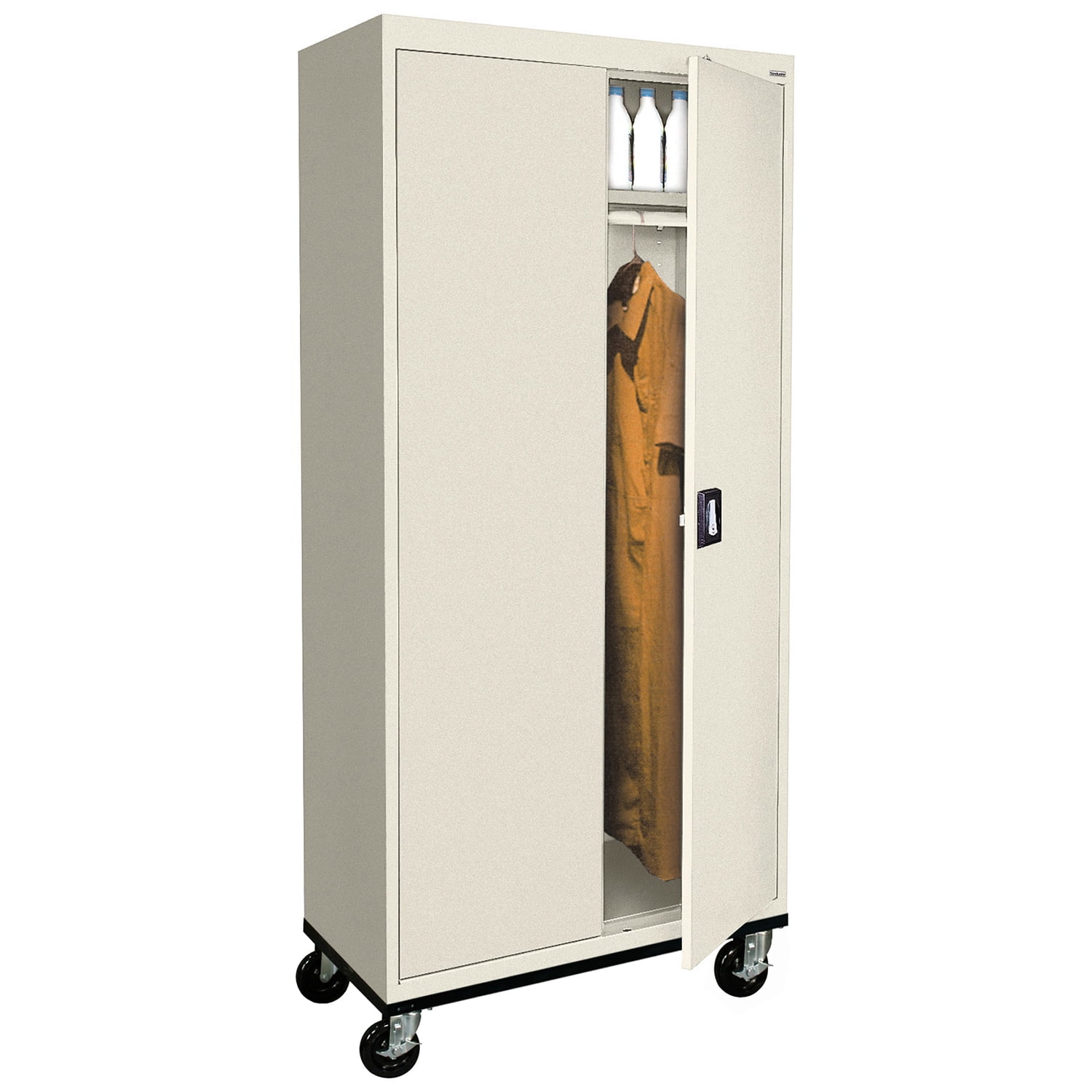 Sandusky Lee 36"W x 24"D x 78"H Steel Transport Mobile Wardrobe
