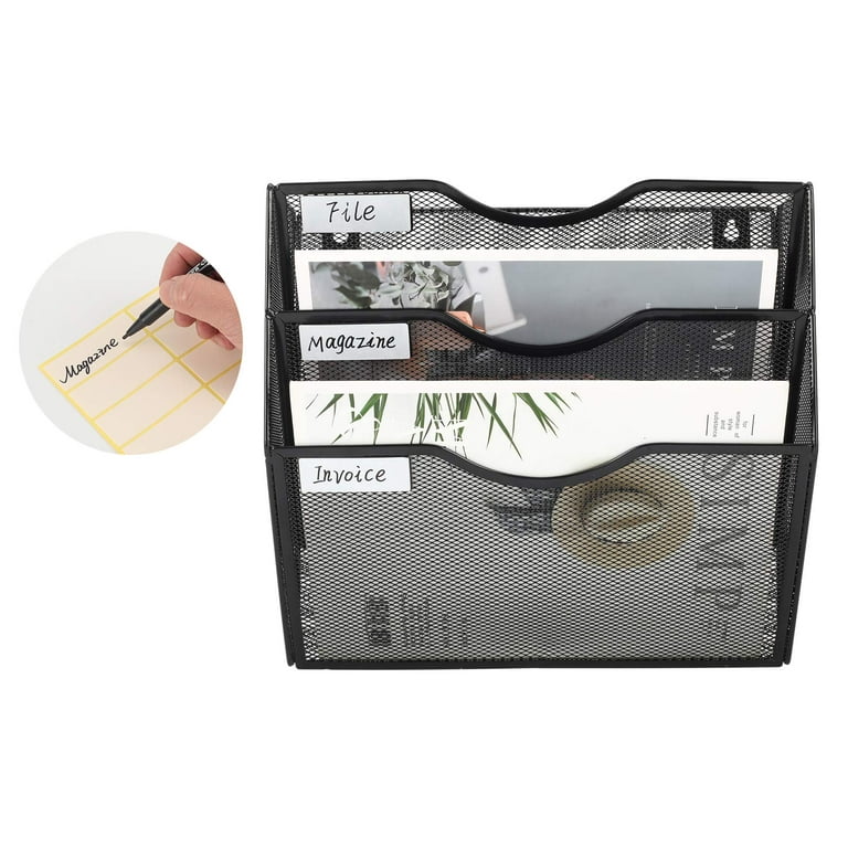 EasyPAG 8 Pocket Mesh Hanging Wall File Organizer, Easily File