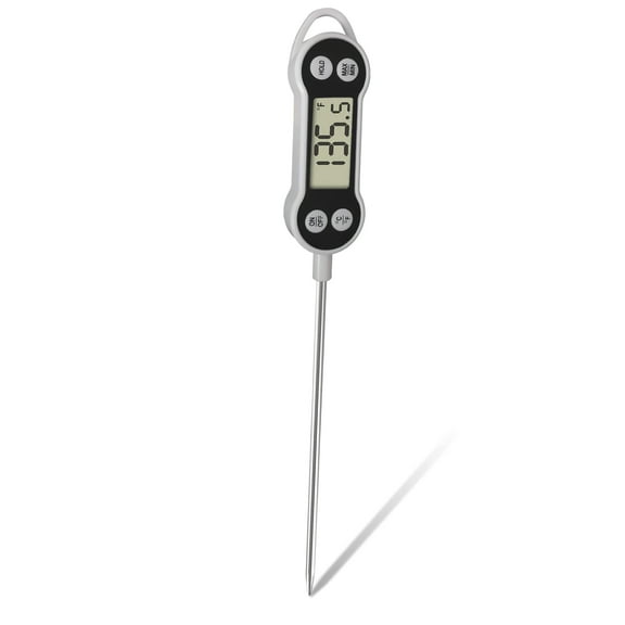 Meat Food Thermometer, Digital Candy Candle Thermometer, Cooking Kitchen BBQ Grill Thermometer, Probe Instant Read Thermometer for Liquids Pork Milk Deep Fry
