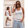 thumbnail image 3 of RELLECIGA Womens Tank Tops Sleeveless Round Neck Ribbed Stretch Women Shirts, 3 of 12