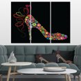 thumbnail image 1 of Design Art - Chaussure Colorée avec un Nœud, 1 of 3