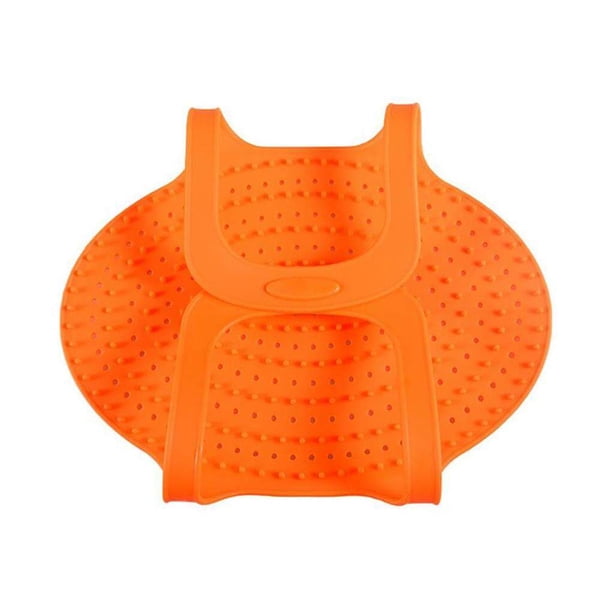 Bearachild Levantador de pavo de silicona Grado alimenticio Resistente al calor Fácil de usar Durabilidad Gel de sílice Levantador de silicona Cocina y Comedor Naranja
