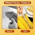 thumbnail image 4 of Corn Cob Peeler, 2025 New Corn Peeler for Corn on The Cob, Stainless Steel Corn Stripping Tool, Long Handle Corn on the Cob Remover, Quick Corn Peeling Tool for Kitchen and BBQ (1, Metal Handle), 4 of 8