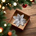 thumbnail image 6 of ZZyuan Christmas Artificial 3 Layer Glitter Stereo Simulation Ornaments Christmas Decorations For Christmas Tree Wreath Garland Box Holiday Xmas Home Decor 2 Pack, 6 of 7
