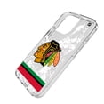 thumbnail image 2 of Chicago Blackhawks iPhone Stripe Clear Ice Case, 2 of 7