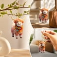 thumbnail image 6 of Christmas Hanging Ornaments for Xmas Tree, Personalized Christmas Tree Decoration Pendant, Scottish Cow Acrylic Xmas Tree Hanging Decor Christmas Gifts（Cow）, 6 of 7