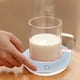thumbnail image 5 of Calentador de tazas de café para el hogar, calentador de tazas con apagado automático para oficina, uso doméstico, calentador de bebidas para café, leche y té, mantiene el café caliente las 24 horas., 5 of 6