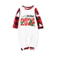 thumbnail image 3 of Penkiiy Family Christmas Pajamas Matching Sets Lounge Home Pjs Long Sleeve Shirts and Plaid Pants Xmas Holiday Pajama Outfits 18 Months Red, 3 of 6