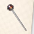 thumbnail image 4 of Galactic space Vintage Silver Lace-Edged Bookmark: a Gift for Readers and Book Lovers, 4 of 5
