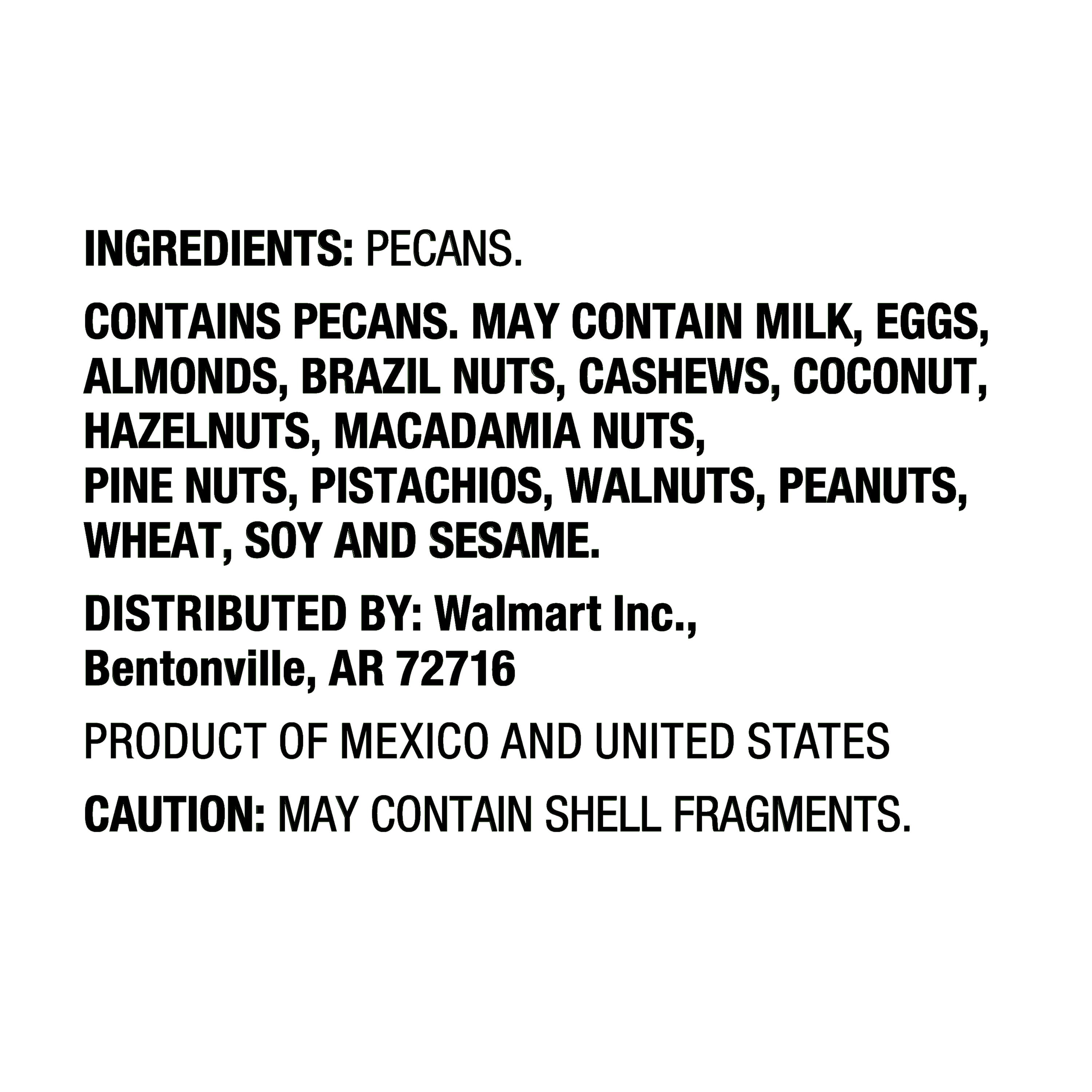 Great Value Pecan Halves, 8 oz