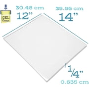 Gel Press Monoprinting Print Plate - 12” X 14” Gel Plate