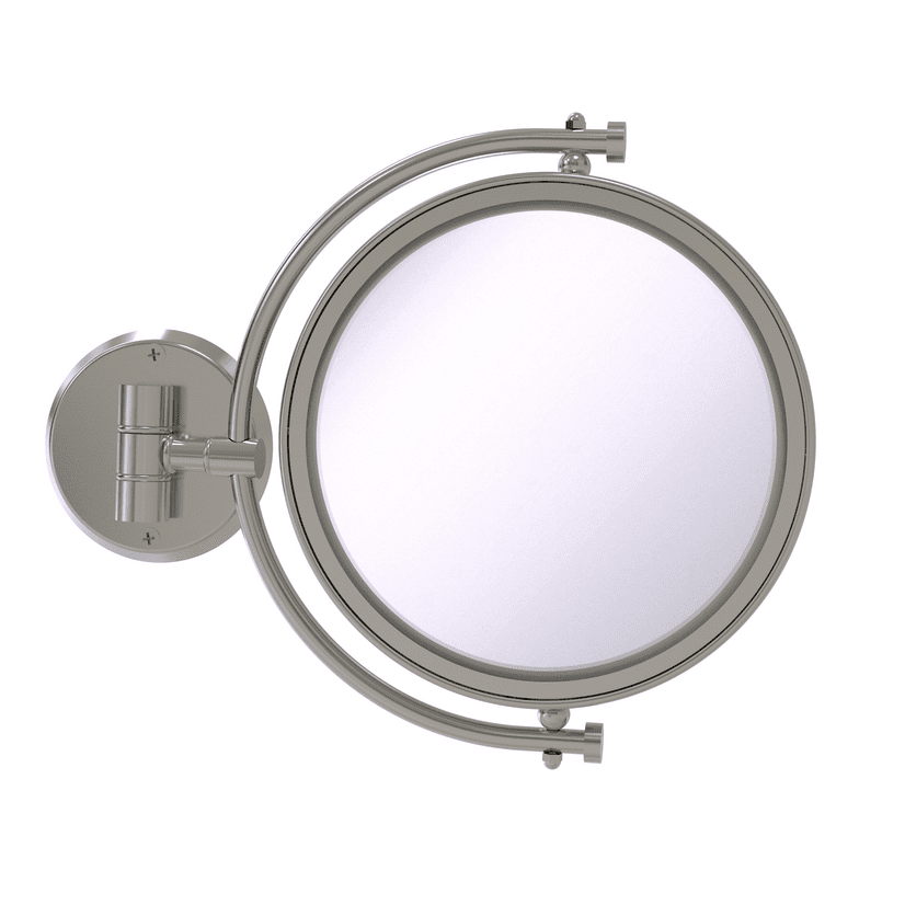 Allied Brass 8in Wall Mounted MakeUp Mirror 5X Magnification in