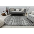 thumbnail image 4 of Mason Brooks Ryder KN10C Inky Charcoal Moroccan Tribal Gray Area Rug, 2'6" x 4', 4 of 8