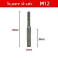 thumbnail image 1 of 1Pc Ground Rod Driver Tools Sds-Plus Forged Steel Drill Bit for Hammer Drill M8-M20 Hand Repair Tools Accessories M12, 1 of 5